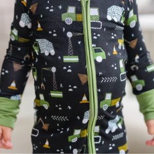 Kiki and Lulu See ya Later Excavator Bamboo Convertible PJs 12-18M